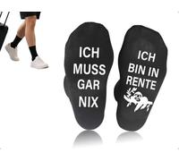 Emezddo Calzini Per La Pensione, Divertenti Calzini Per L'Addio Alla Pensione, Adatti A Uomini, Donne, Colleghi, Papà, Nonni, A Casa, Durante Appuntamenti, Feste E Sport (Nero)