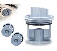 Emezddo Filtro Antipelucchi per Lavatrice, 2 Pezzi, Filtro di Ricambio per Asciugatrice, Compatibile con Bosch Lavatrice 00647920 00605010 00602008, per Uso Domestico