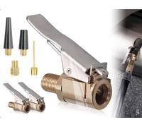 Emezddo Set di Adattatori per Valvole Auto,Adattatore per Pompa Ad Aria per Bicicletta,Prolunga Valvola,Tappo A Leva,Compatibile con Bosch Auto,Utilizzato per Officina Domestica E Biciclette
