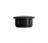 EMFA Tappi copriforo 11 mm nero - Tappi in plastica per mobili e fori di fissaggio - 1,1 cm - Set da 25 pezzi