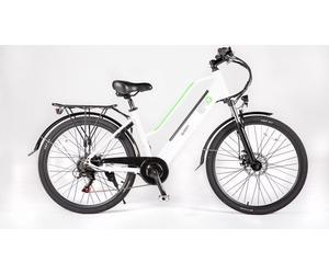 EMG E-Bike Queen 28P 28" 13Ah 80Km Batteria integrata Bianca