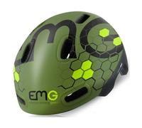 EMG HM 09 Casco per Monopattino e Biciclette Elettriche, Ideale per Adulti e Ragazzi, Omologazione CE, Powered by GIVI, Taglia M, Verde Militare