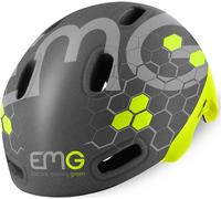 EMG Casco powered by GIVI, con luce led posteriore omologato per bicicletta e monopattino elettrico