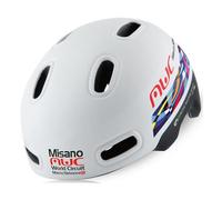 EMG HM 19 Casco per Monopattino e Biciclette Elettriche, Ideale per Adulti e Ragazzi, Omologazione CE, Powered by GIVI, Taglia M, Texture MWC