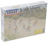Emhar British Infantry - Kit modellino, Scala 1:72, Guerra d'indipendenza Spagnola 1807-14