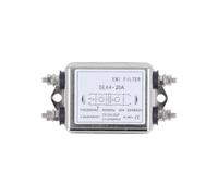 EMI Filter Noise Suppressor 2 Pole 1 Phase AC Power Filter 115V 250V 20A 50/60Hz for Electrical Interference Reduction