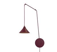Emibig Abramo lampada sospesa 1x15 W borgogna 1787/1