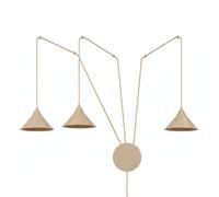 Emibig Abramo lampada sospesa 3x15 W beige 1786/3