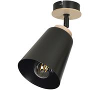 Emibig Atlas lampada da soffitto 1x15 W nero-legno 725/1