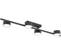 Emibig Bet lampada da soffitto 4x12 W nero 1467/4