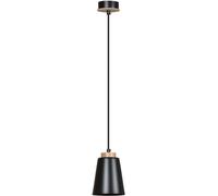 Emibig Bolero lampada sospesa 1x15 W nero-legno 442/1