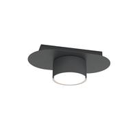 Emibig Diaz lampada da soffitto 1x12 W nero 1437/1