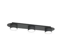Emibig Diaz lampada da soffitto 3x12 W nero 1437/3