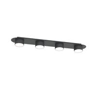 Emibig Diaz lampada da soffitto 4x12 W nero 1437/4
