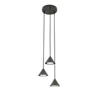 Emibig Elit lampada sospesa 3x10 W nero 13303PREM