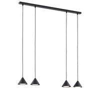 Emibig Elit lampada sospesa 4x10 W nero 1330/4