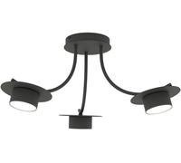 Emibig Enso lampada da soffitto 3x12 W nero 1445/3