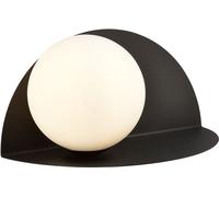 Emibig Form lampada da parete 1x10 W bianco-nero 1166/7