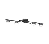 Emibig Fragment lampada da soffitto 4x12 W nero 1417/4