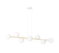 Emibig Gravity lampada sospesa x10 W bianco-oro 1242/8