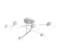 Emibig Halo lampada da soffitto 6x10 W bianco 1356/6
