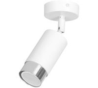 Emibig Hiro lampada da soffitto 1x8 W bianco-cromo 962/1