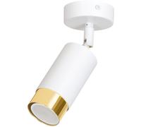 Emibig Hiro lampada da soffitto 1x8 W bianco-oro 963/1