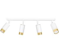 Emibig Hiro lampada da soffitto 4x8 W bianco-oro 963/4