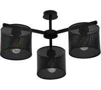 Emibig Jordan lampada da soffitto 3x15 W nero 1143/3