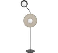 Emibig Kiss lampada da terra 2x8 W nero-crema 1608/LP2