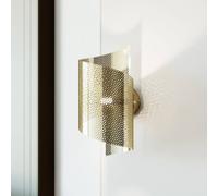EMIBIG LIGHTING Applique Spiral, color oro, metallo, G9, altezza 29 cm EMIBIG LIGHTING