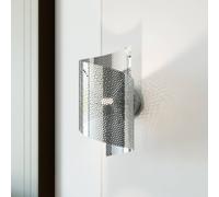 EMIBIG LIGHTING Applique Spiral, cromato, metallo, G9, altezza 29 cm EMIBIG LIGHTING