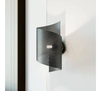 EMIBIG LIGHTING Applique Spiral, nero, metallo, G9, altezza 29 cm EMIBIG LIGHTING