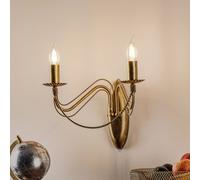 EMIBIG LIGHTING Applique Tori K2 a forma di candelabro, oro EMIBIG LIGHTING