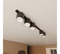 EMIBIG LIGHTING Plafoniere Nano, nero, a 5 luci, metallo EMIBIG LIGHTING