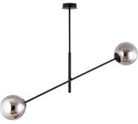 Emibig Linear lampada da soffitto 2x10 W nero-grafite 1167/2