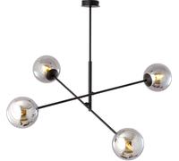 Emibig Linear lampada da soffitto 4x10 W nero-grafite 1167/4