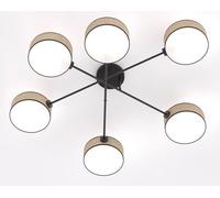 Emibig Maga lampada da soffitto 6x10 W beige 1571/6