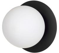 Emibig Minerva lampada da parete 1x10 W bianco-nero 612/K1