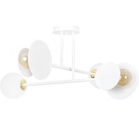 Emibig Minerva lampada da soffitto 4x15 W bianco 613/4