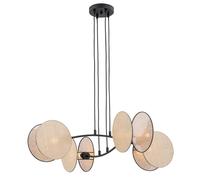 Emibig Motif lampada sospesa 4x10 W nero-sabbia 1328/4