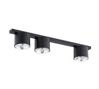 Emibig Nano lampada da soffitto 3x10 W nero 1310/3