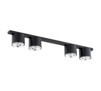 Emibig Nano lampada da soffitto 4x10 W nero 1310/4