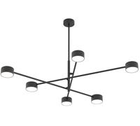 Emibig Natsu lampada sospesa 6x12 W nero 1444/6