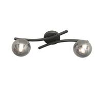 Emibig Opus lampada da soffitto 2x10 W bianco-grafite 1391/2