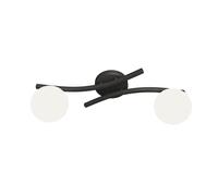 Emibig Opus lampada da soffitto 2x10 W bianco-nero 1390/2