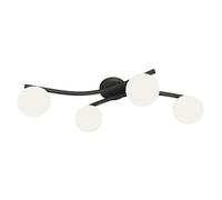 Emibig Opus lampada da soffitto 4x10 W bianco-nero 1390/4