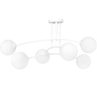 Emibig Pregos lampada da soffitto 6x10 W bianco-latte 671/6