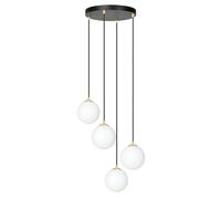 Emibig Royal lampada sospesa 4x W nero-oro 1243/4