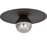 Emibig Solar lampada da soffitto 1x10 W nero-grafite 1128/1